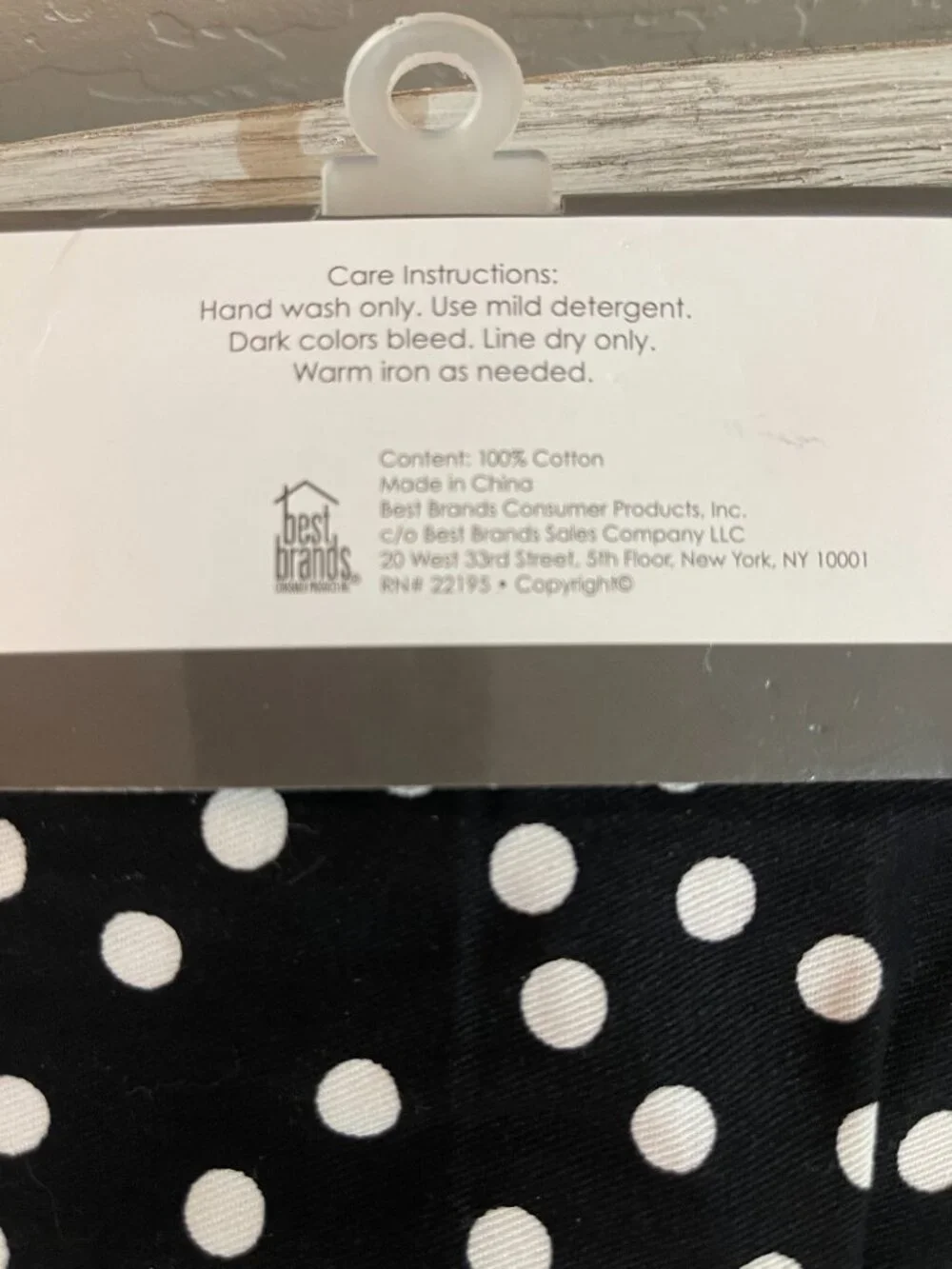 New Apron Black Pink Daisy Flower Dot One Size Gourmet Club